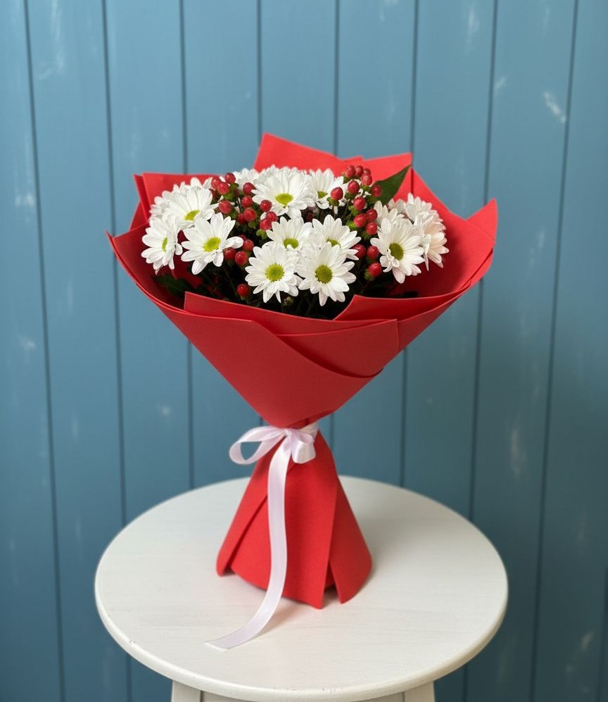 Букет цветов из: Хризантемы в Витиме