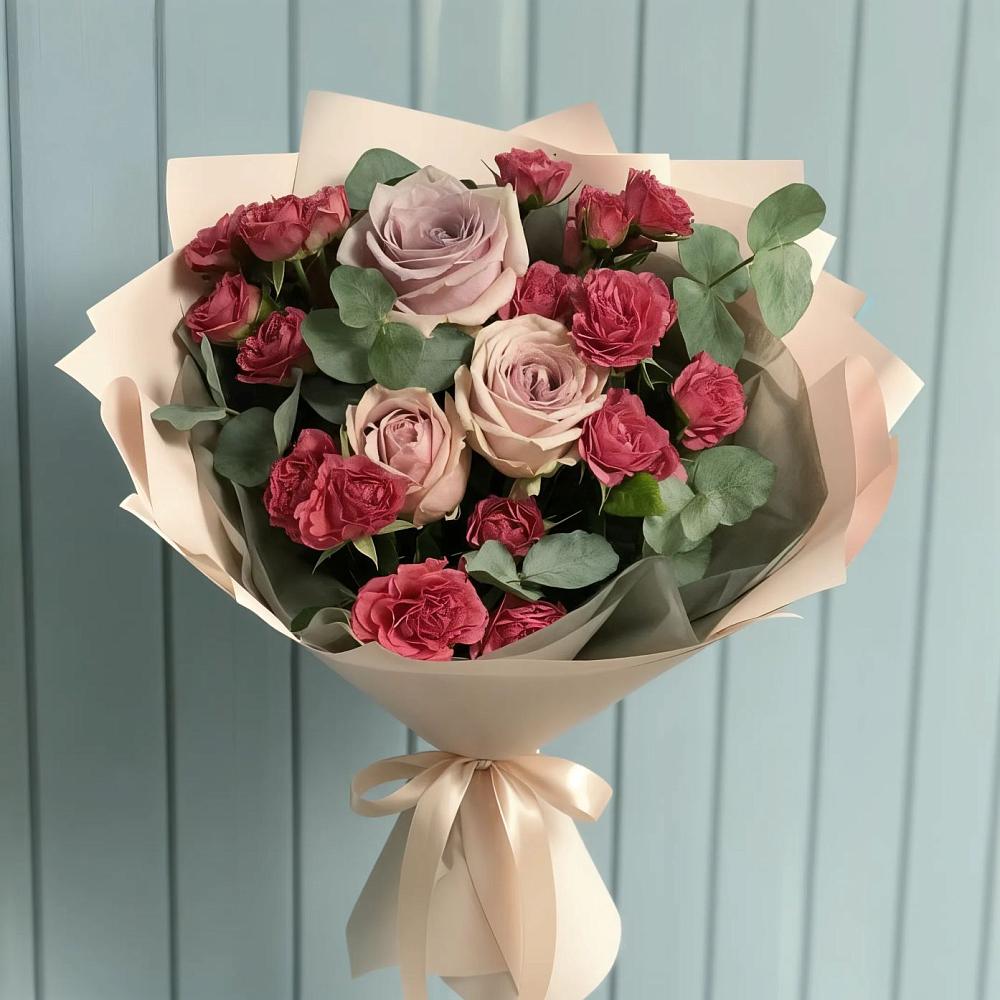 Букет цветов из: Гвоздики и Розы в Витиме