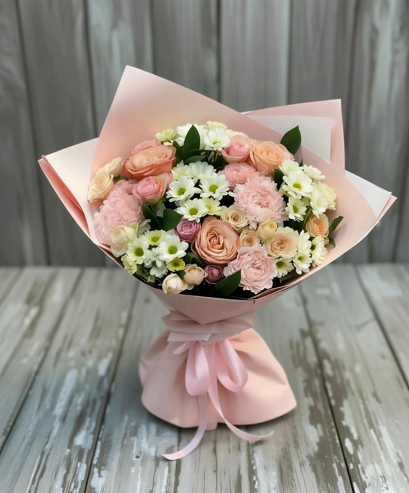 Букет цветов из: Гвоздики, Розы и Хризантемы в Витиме