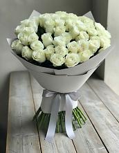 Букет 35 Белых роз в Витиме
