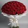 Букет 101 Красная роза Блэк Мэджик в Витиме