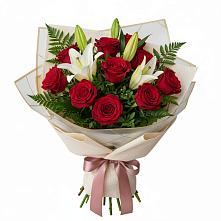Букет цветов из:  Лилии и Розы в Витиме