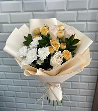 Букет цветов из:  Розы и Хризантемы в Витиме