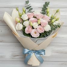 Букет цветов из:  Лизиантусы в Витиме