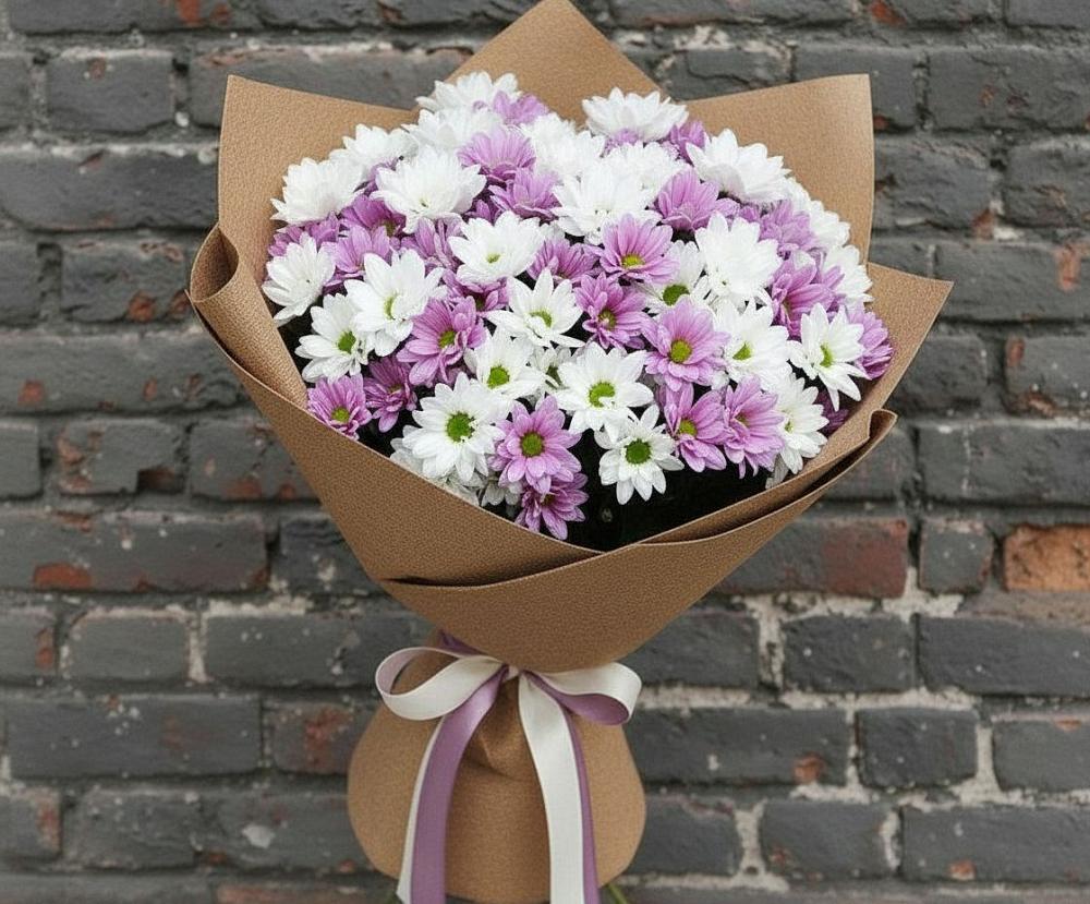 Букет цветов из: Хризантемы в Витиме