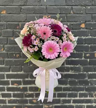 Букет цветов из:  Герберы и Хризантемы #REPLACE_PRED# Витиме