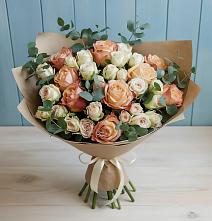 Букет цветов из:  Альстромерии и Розы в Витиме