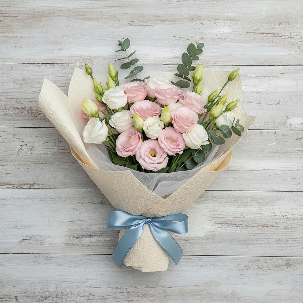 Букет цветов из: Лизиантусы в Витиме